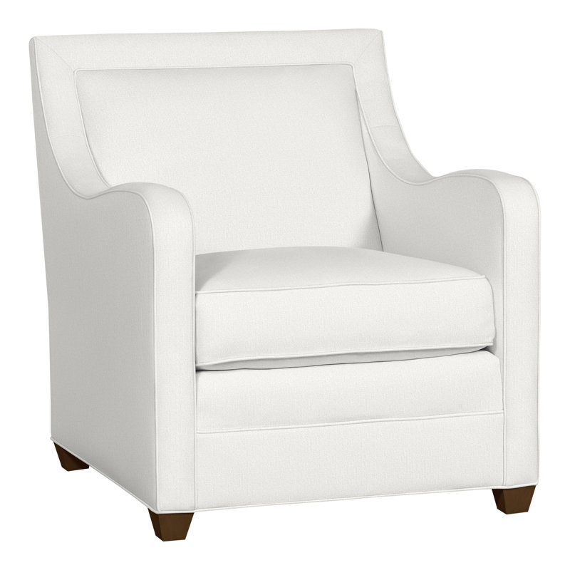 Haden Upholstered Armchair, Havana, Tommy Snow