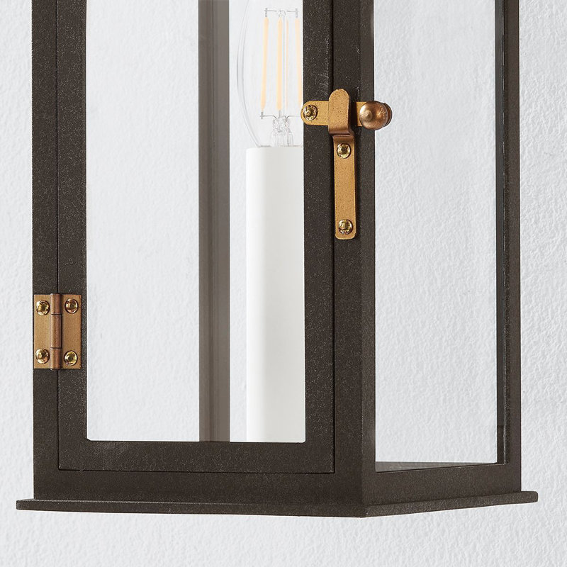 Bohen 1 Light Exterior, 19" H x 7.5" W x 7.5" D