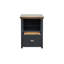 22 Inch 1-Drawer File, No Assembly Required, Black And Whiskey Finish