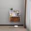Bureau flottant rectangulaire avec armoire Laylind-1299888627