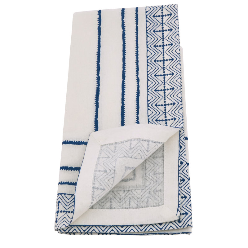 Tovar Cotton Geometric Square Napkin