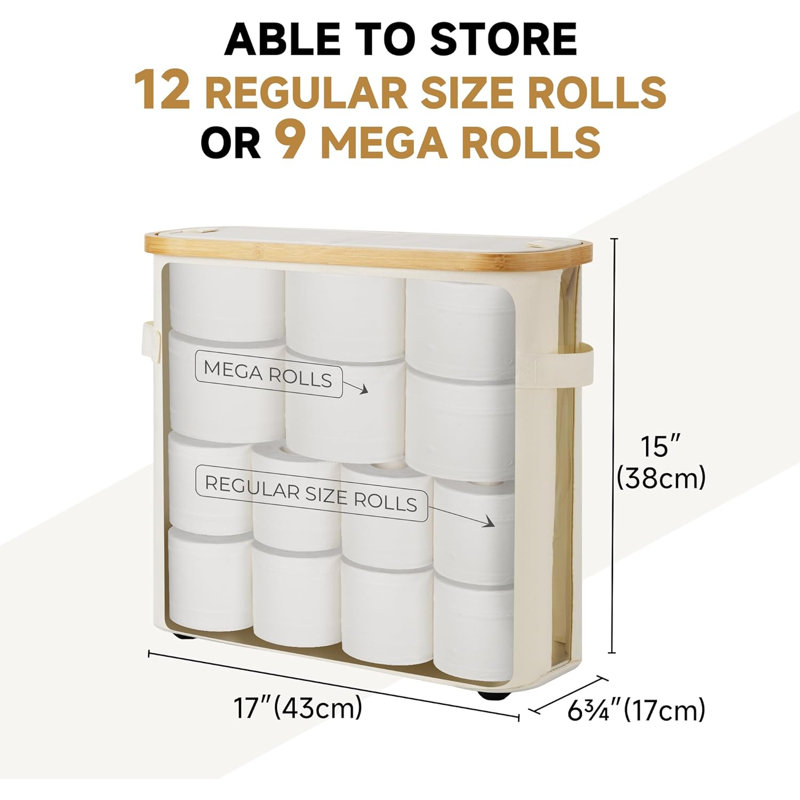 Paniers de rangement pour papier hygiénique StorageWorks