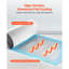 Reflective Insulation Roll, Double-Layer Air Bubble Radiant Barrier, 6mm 30.48 m x 1.22 m, Aluminum Foil White PE Film Heat Reflective Shield, Thermal Insulation Roll for Garage Door Window RV Roofs