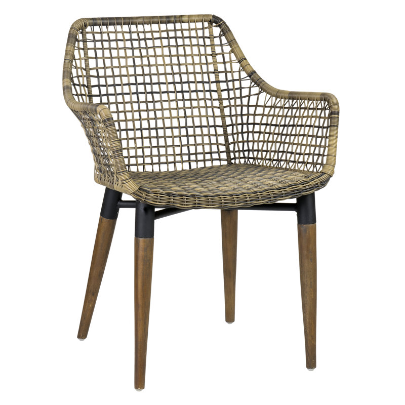 Brixley 16.75'' H Armchair, Brown