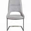 Chaise rembourrée avec pieds en métal