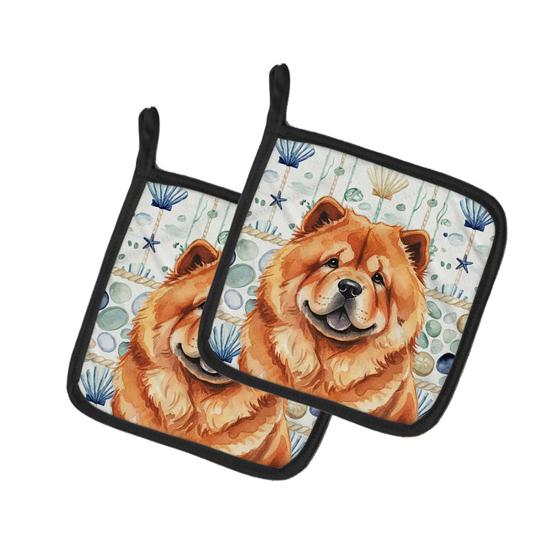 Paire de poignées Red Chow Chow