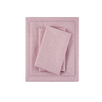 Printed Microfiber Sheet Set Full