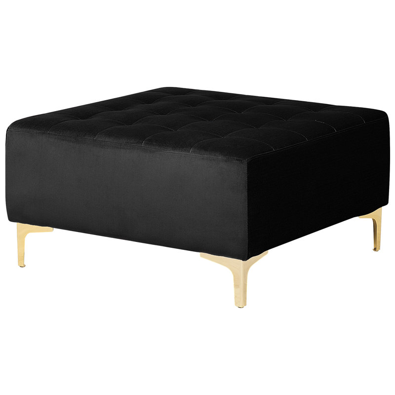 Lehighton 80cm Wide Tufted Square Footstool Ottoman