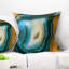 Designart 'Colourful Agate Pattern' Abstract Throw Pillow-29961917-29963649