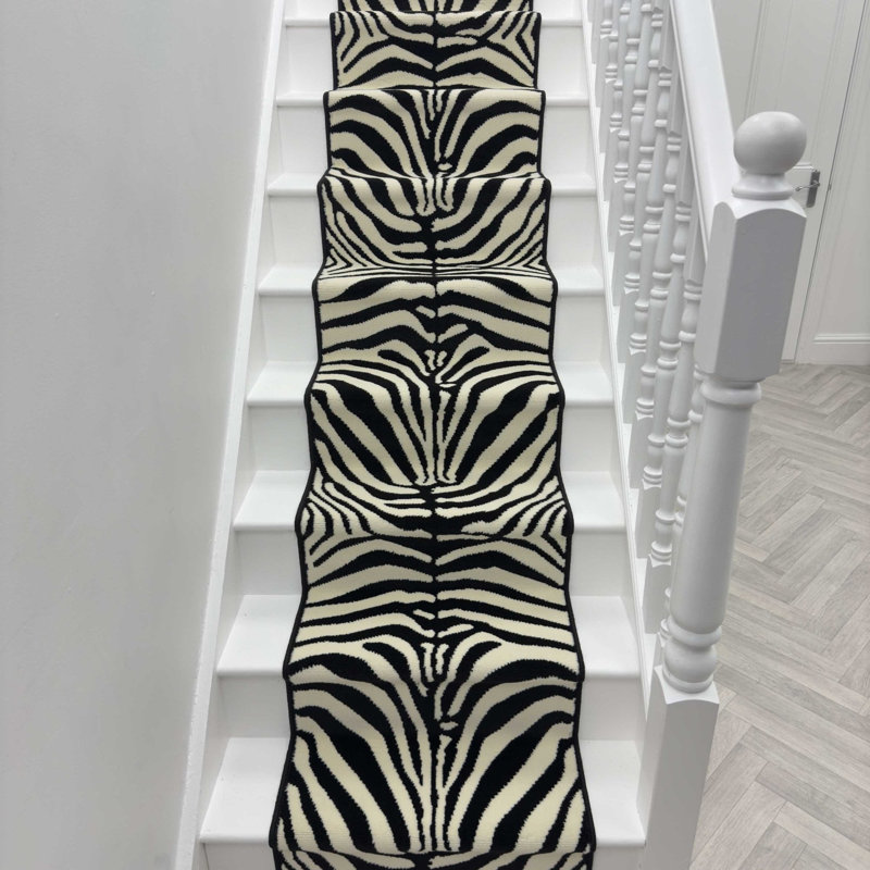Stair Runner Animal Print Area Rug, Stair Runner 80 x 540 cm