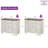 Allyssa 6 - Drawer Dresser Set With Solid Wood Legs