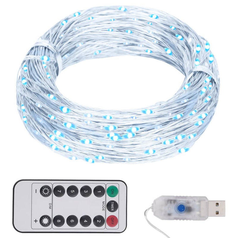 LED Twinkle Indoor / Outdoor String Lights, Cold White