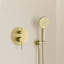 Robinet de douche circulaire avec valve brute-74557746