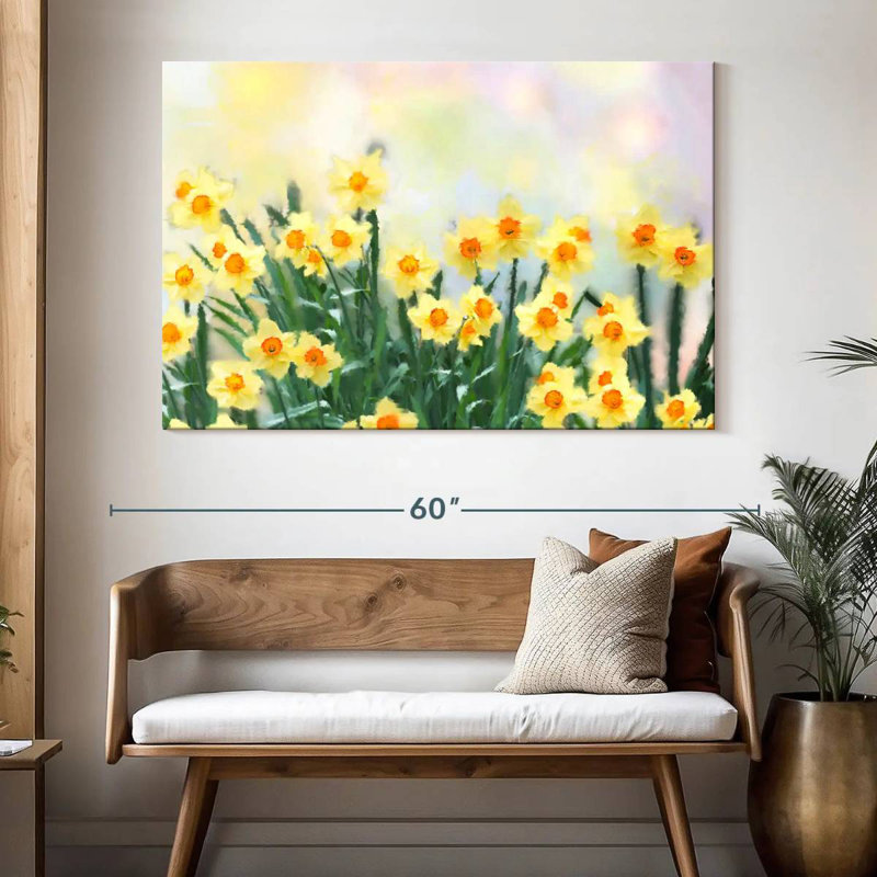 Jonquilles Harnek, H 34 po x l 51 po