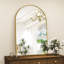Miroir de salle de bain mural en aluminium avec cadre arqué - Basics by Wayfair ™-1908623980-1908623982