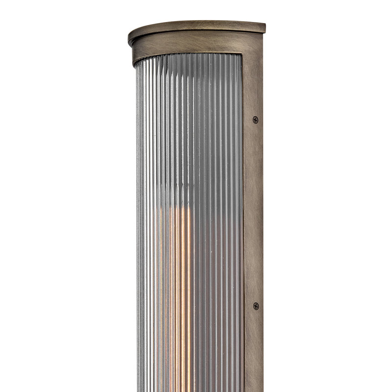 Hinkley Bluffton Large Wall Mount Lantern, 24" Height, Up, Burnished Bronze