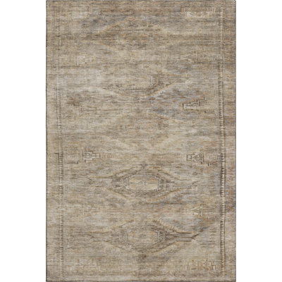 Premium Machine Washable Marasco AMF1631 Global Rug