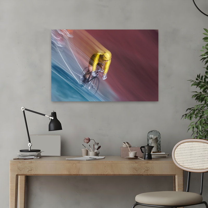 Comet, art mural contemporain, H 16 po x l 24 po