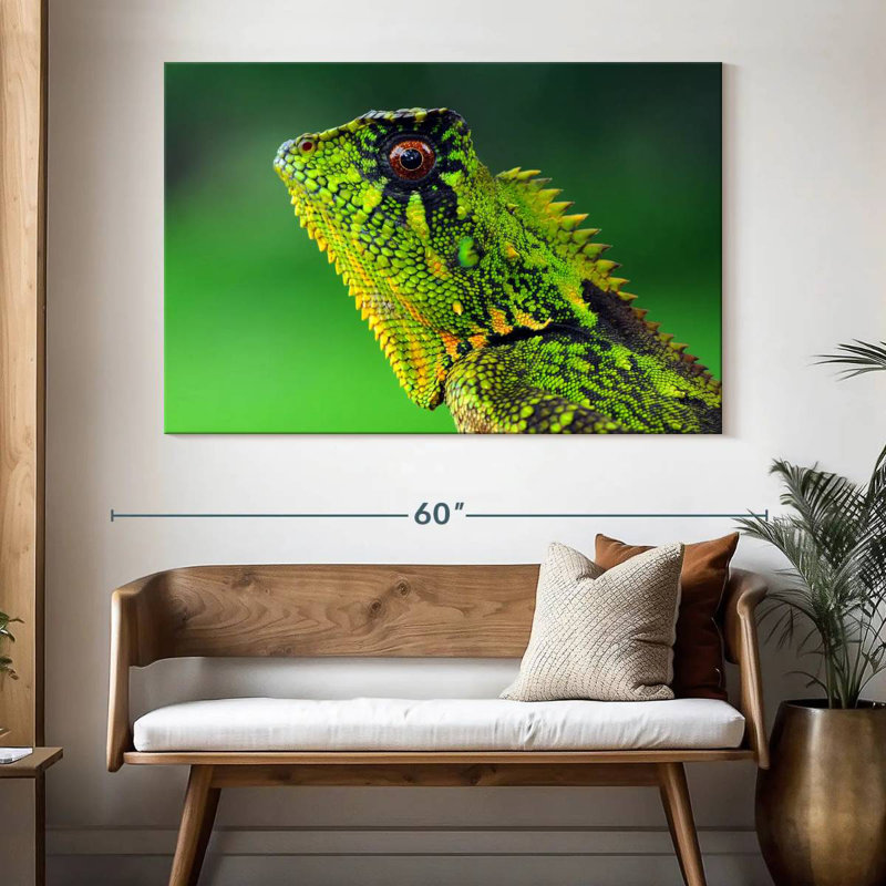 Exotic Lizard, 34" H x 51" W