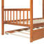 Twin House Bed With Trundle & Solid Wood Frame-1299031892-1299031893