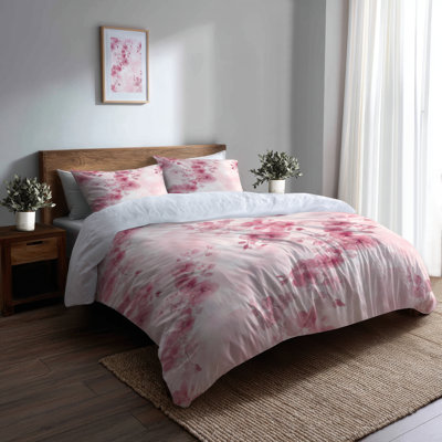 Ensemble de literie 3 pièces Teens Botanical - housse de couette et coussin décoratif Fresh