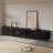 Mid-Century Modern TV Stand, Sliding Door, Fully Assembly-114660535-114660532