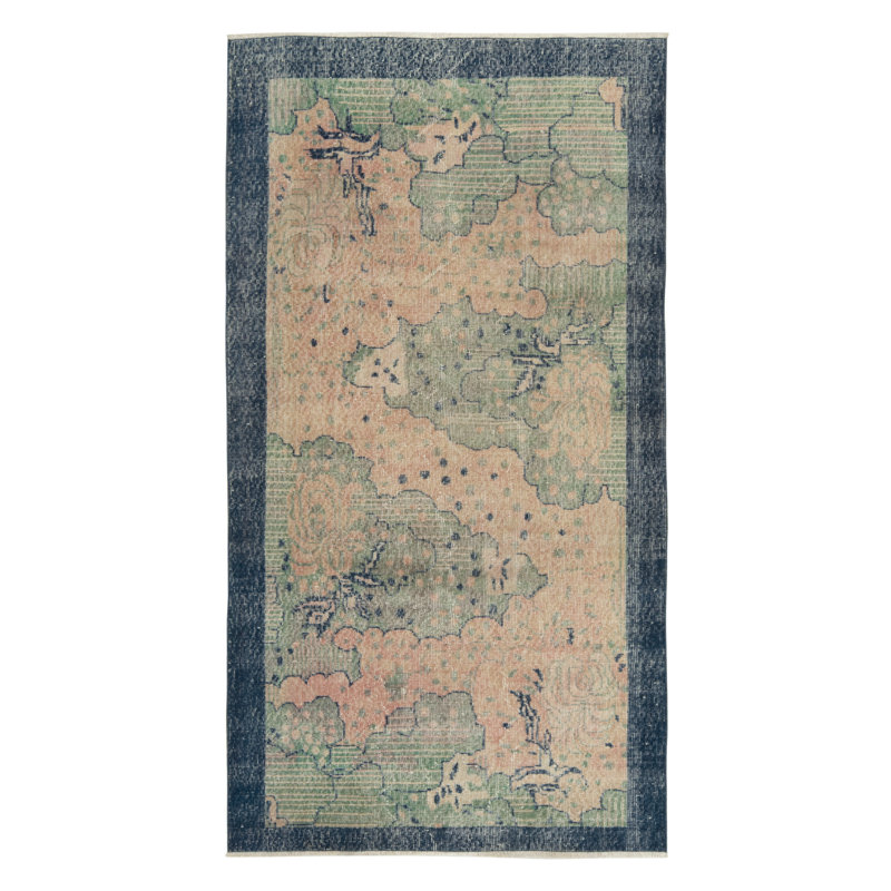 One-of-a-Kind 3’9” X 7’ Hand Knotted Area Rug
