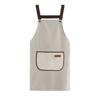 Tablier unisexe résistant à l'huile et essuyable, tablier de cuisine en PVC pour la cuisine et la salle à manger, rose 27,6 x 26,8 po