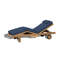 Quincy Outdoor Teak Chaise Lounge-491079031