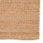 Tapis décoratif en jute beige tissé à la main-25932979