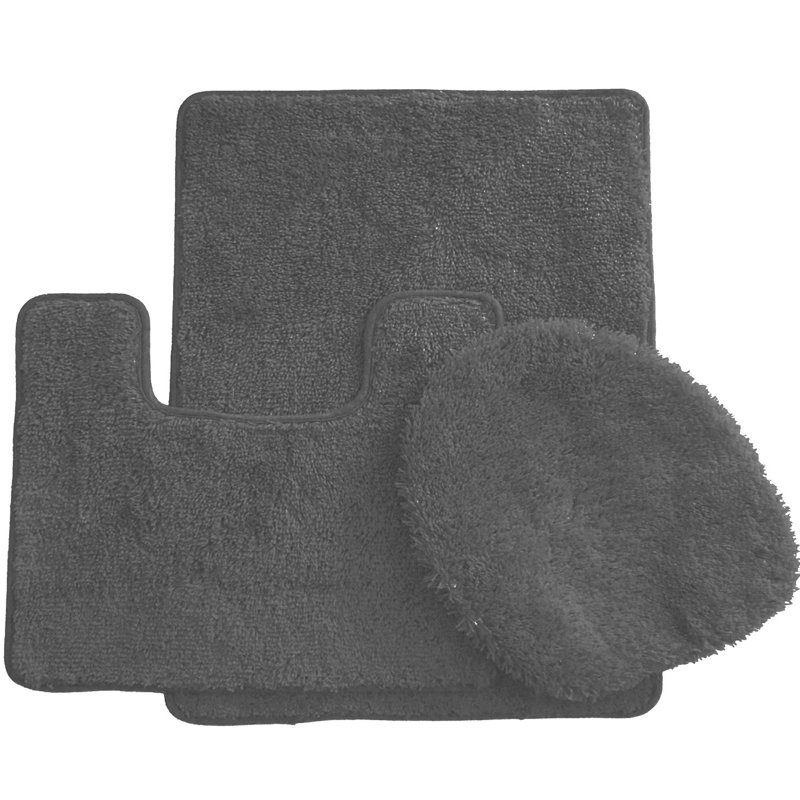 Ensemble de tapis de bain Mckeel, Gris
