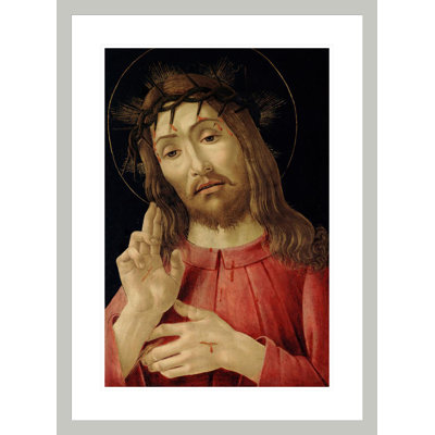 Le Christ ressuscité par Sandro Botticelli, impression giclée encadrée