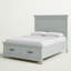 Grand lit plateforme avec rangement Amarilis