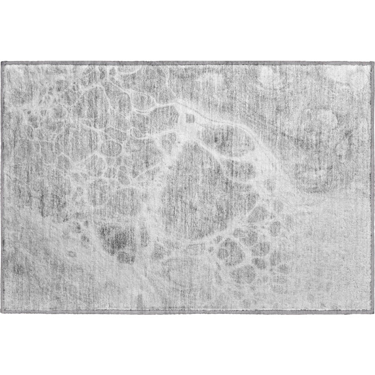 Premium Machine Washable Prisco Gray Rug