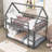 Phenix Kids Twin over Twin Low House Bunk Bed with Ladder-1147643238