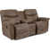 James Reclining Loveseat with Console