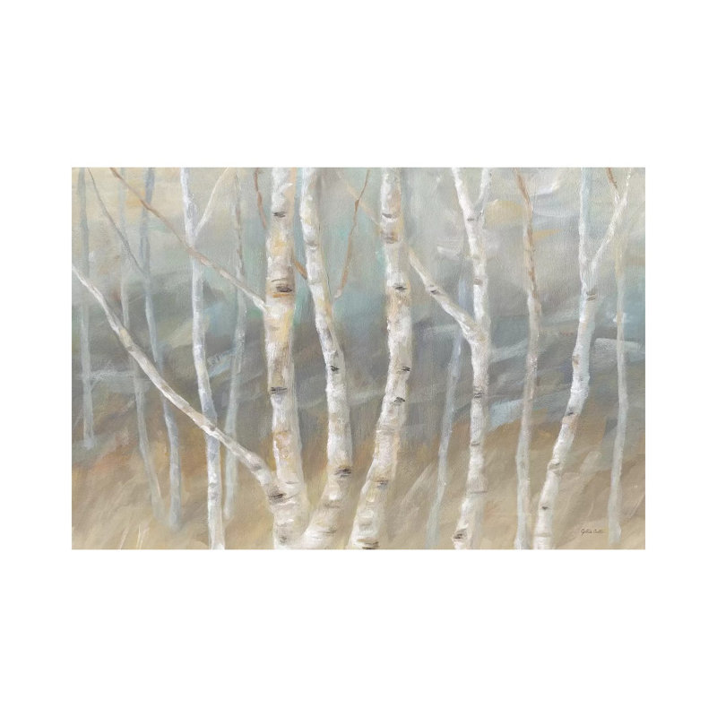 Birch Landscape by Cynthia Coulter - Wrapped Canvas Print, 101.6 cm H x 66.04 cm W x 3.175 cm D