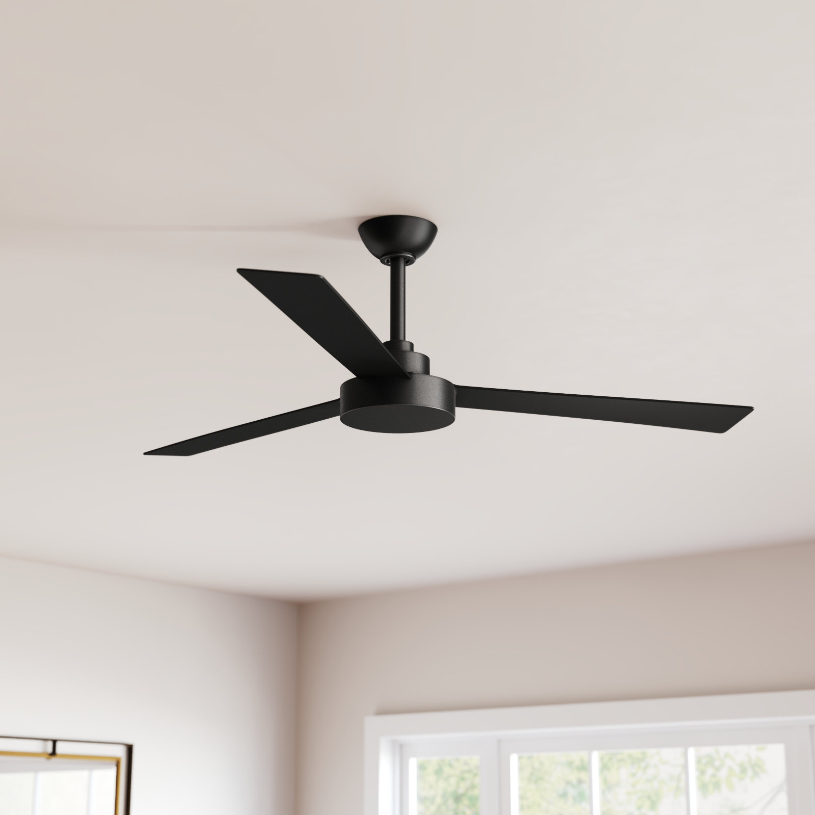 Roto 52" Ceiling Fan, Coal