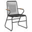 5 Piece Garden Dining Set Black PVC-522716892