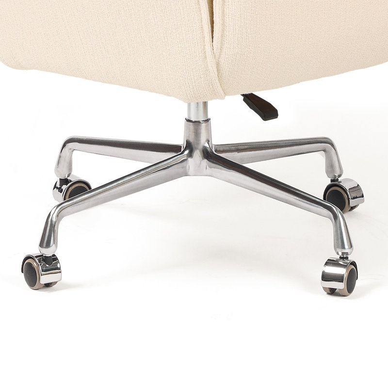 Lionel Swivel Office Chair, Kerbey Ivory