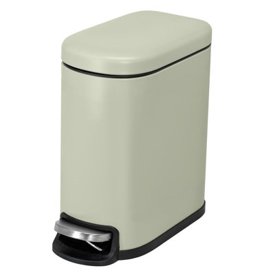 Acento Curved Rectangular Soft Close Premium Pedal Waste Bin