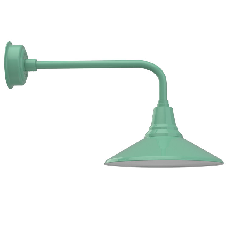 Luminaire de grange d’extérieur Albali, Jade, H 15,82 po x l 16 po x P 34,25 po