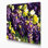 Art mural sur toile mauve