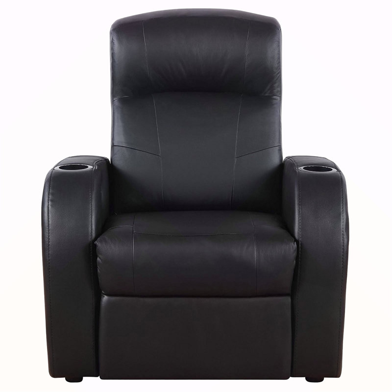Fauteuil inclinable rembourré avec porte-gobelet