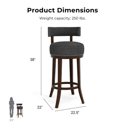 Norden Swivel Bar & Counter Stool
