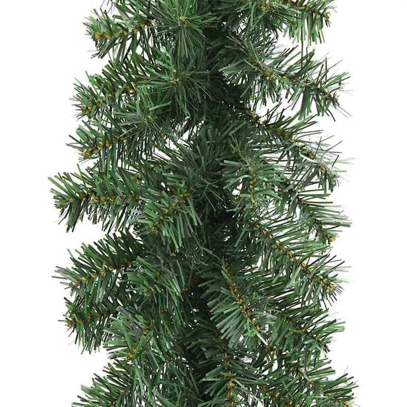 vidaXL Christmas Garland with 600 LEDs PVC, Green
