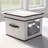 Fabric Dining Plates Storage with Felt Dividers Included-98545972