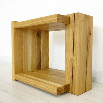 Jullian 55cm W Solid Wood Bedside Table