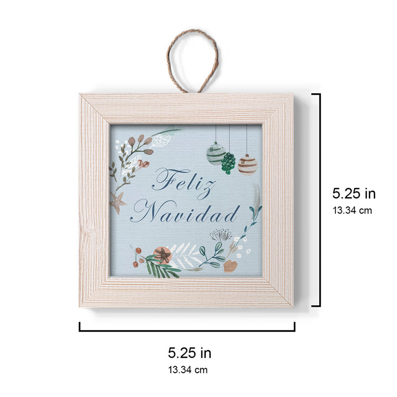 5.25'' Wood Photo Ornament