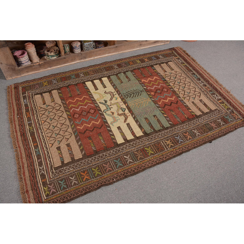 Vintage Rugs, Kilim, Bedroom Rugs, Brown Bedroom Rug, Kitchen Rug, Turkish Rugs